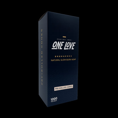 OneLove® Natural Slow-Burn HEMP Pre-Rolled Cones (1000s)