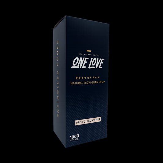 OneLove® Natural Slow-Burn HEMP Pre-Rolled Cones (1000s)
