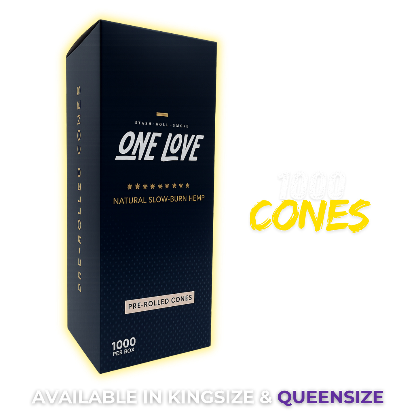 1000 x OneLove® Pre-Rolled Cones